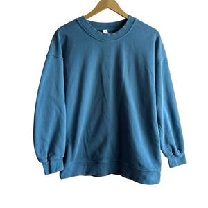 Lululemon Size 6 Perfectly Oversized Crew Neck Sweatshirt Travel Gym Loungewear